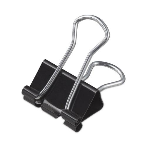 Binder Clips, Small, Black/Silver, 12/Box. The main picture.