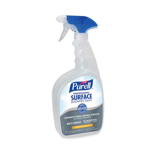 Professional Surface Disinfectant, Fresh Citrus, 32 oz Spray Bottle, 6/Carton. Picture 3