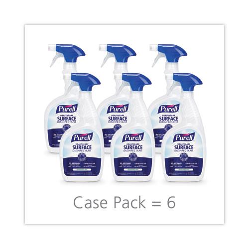 Healthcare Surface Disinfectant, Fragrance Free, 32 oz Spray Bottle, 6/Carton. Picture 5
