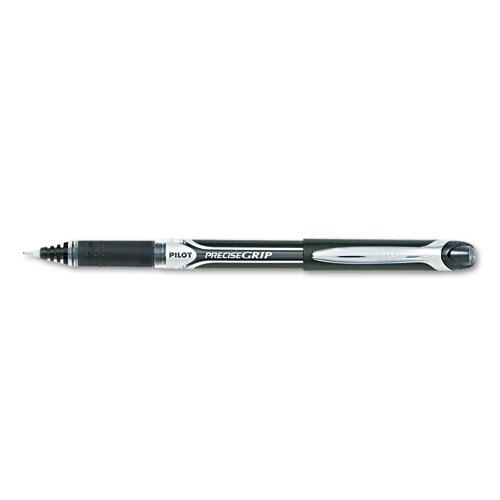 Precise Grip Roller Ball Pen, Stick, Bold 1 mm, Black Ink, Black Barrel. Picture 4