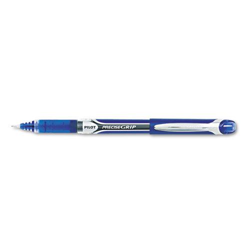 Precise Grip Roller Ball Pen, Stick, Bold 1 mm, Blue Ink, Blue Barrel. Picture 4