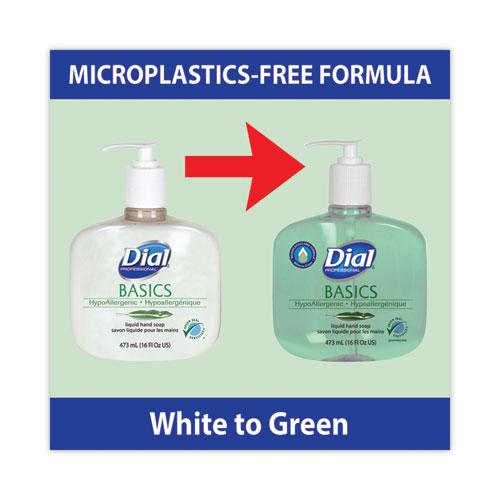 Basics MP Free Liquid Hand Soap, Unscented, 16 oz Pump Bottle, 12/Carton. Picture 8