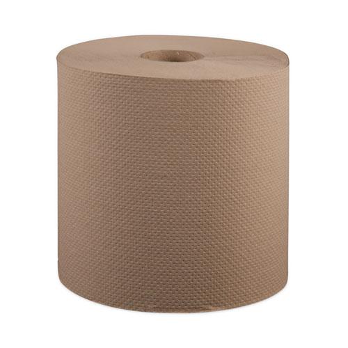 Hardwound Roll Towels, 1-Ply, 8" x 800 ft, Natural, 6 Rolls/Carton. Picture 1