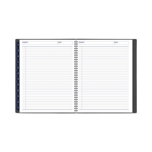 DayMinder Academic Monthly Planner, 11 x 8.5, White Sheets, Charcoal Cover, 12-Month (July to June): 2022-2023. Picture 4