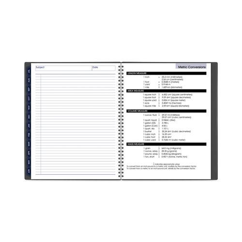 DayMinder Academic Monthly Planner, 11 x 8.5, White Sheets, Charcoal Cover, 12-Month (July to June): 2022-2023. Picture 5