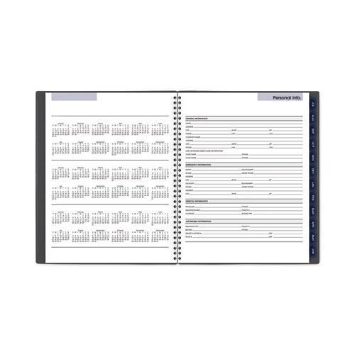 DayMinder Academic Monthly Planner, 11 x 8.5, White Sheets, Charcoal Cover, 12-Month (July to June): 2022-2023. Picture 7