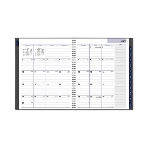 DayMinder Academic Monthly Planner, 11 x 8.5, White Sheets, Charcoal Cover, 12-Month (July to June): 2022-2023. Picture 8