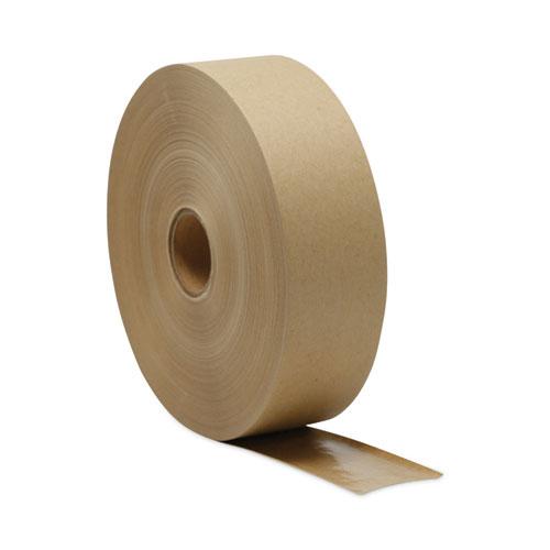 Gummed Kraft Sealing Tape, 3" Core, 2" x 600 ft, Brown, 12/Carton. Picture 2