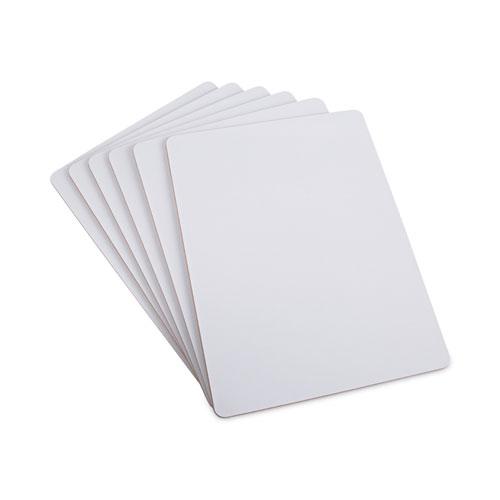Lap/Learning Dry-Erase Board, Unruled, 11.75 x 8.75, White Surface, 6/Pack. Picture 4