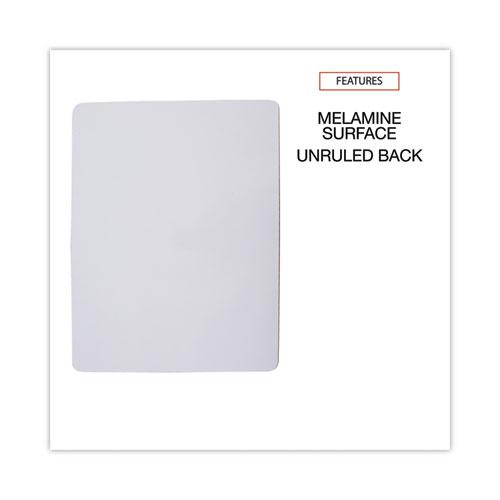 Lap/Learning Dry-Erase Board, Unruled, 11.75 x 8.75, White Surface, 6/Pack. Picture 5