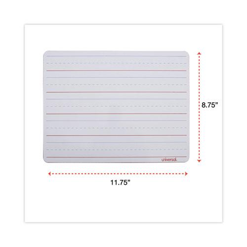 Lap/Learning Dry-Erase Board, Penmanship Ruled, 11.75 x 8.75, White Surface, 6/Pack. Picture 3
