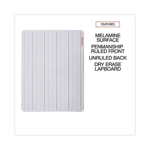 Lap/Learning Dry-Erase Board, Penmanship Ruled, 11.75 x 8.75, White Surface, 6/Pack. Picture 5