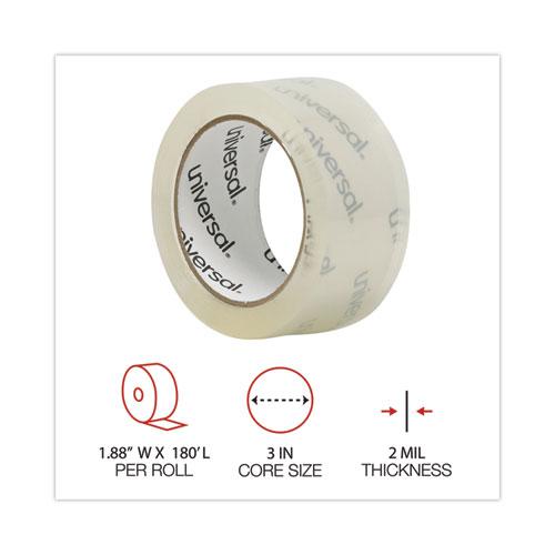 General-Purpose Box Sealing Tape, 3" Core, 1.88" x 60 yds, Clear, 6/Pack. Picture 5