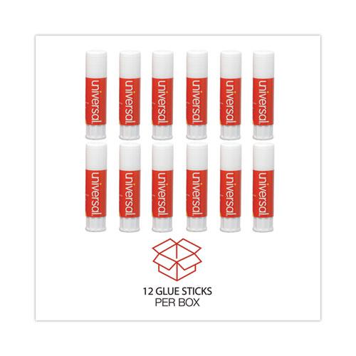 Glue Stick, 0.28 oz, Applies and Dries Clear, 12/Pack. Picture 4