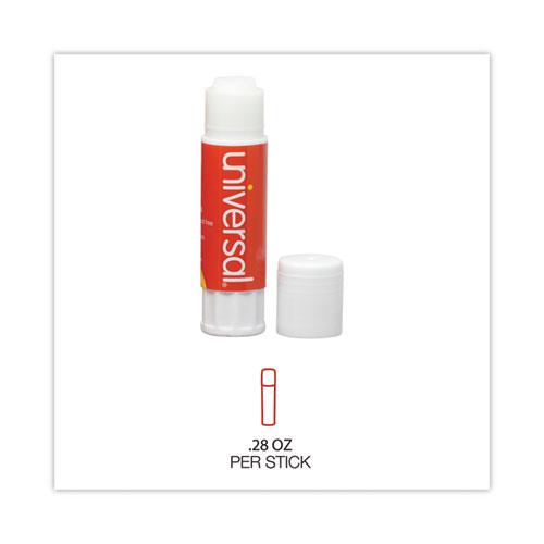 Glue Stick, 0.28 oz, Applies and Dries Clear, 12/Pack. Picture 5
