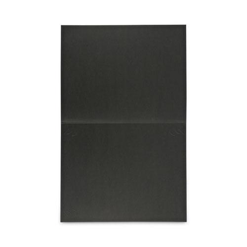 Certificate/Document Cover, 8.5 x 11; 8 x 10; A4, Black, 6/Pack. Picture 2