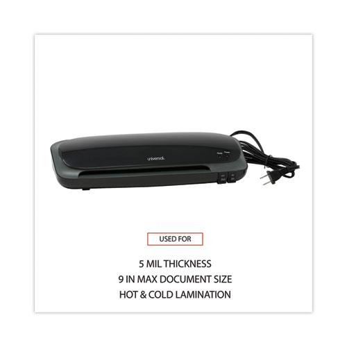 Deluxe Desktop Laminator, Two Rollers, 9" Max Document Width, 5 mil Max Document Thickness. Picture 3