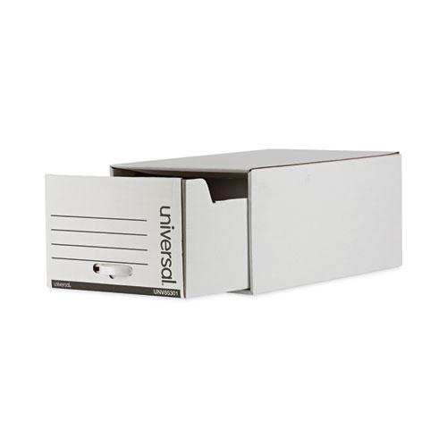 Heavy-Duty Storage Drawers, Legal Files, 17.25" x 25.5" x 11.5", White, 6/Carton. Picture 2