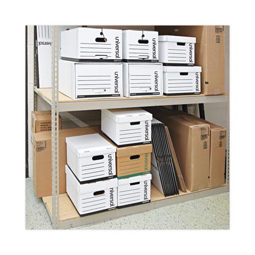 Medium-Duty Lift-Off Lid Boxes, Letter/Legal Files, 12" x 15" x 10", White, 12/Carton. Picture 6