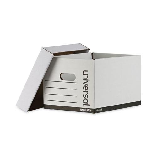 Professional-Grade Heavy-Duty Storage Boxes, Letter/Legal Files, White, 12/Carton. Picture 2