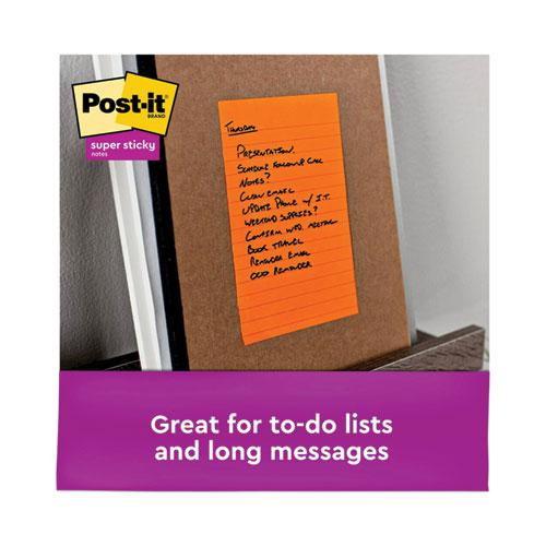 Pads in Energy Boost Collection Colors, Note Ruled, 5" x 8", 45 Sheets/Pad, 4 Pads/Pack. Picture 4