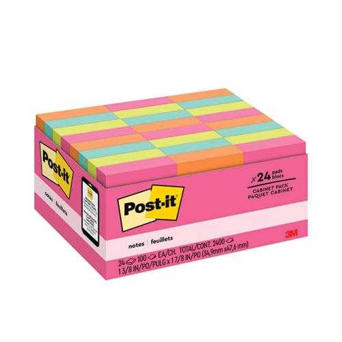 Original Pads in Poptimistic Colors, Value Pack, 1.38" x 1.88", 100 Sheets/Pad, 24 Pads/Pack. Picture 1
