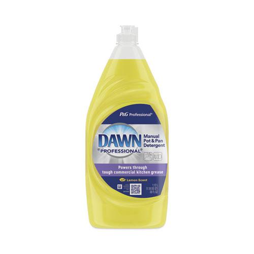 Manual Pot/Pan Dish Detergent, Lemon, 38 oz Bottle. Picture 1