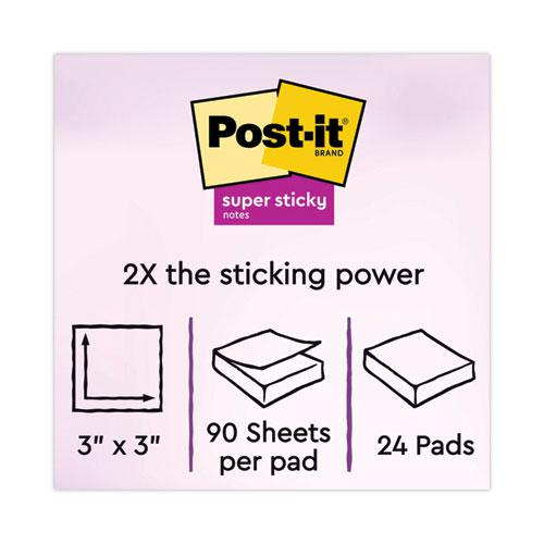Pads in Canary Yellow, Value Pack, 3" x 3", 90 Sheets/Pad, 24 Pads/Pack. Picture 2