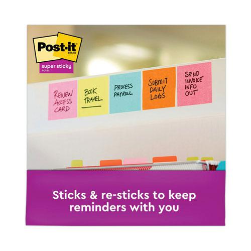 Self-Stick Notes Office Pack, 3" x 3", Supernova Neons Collection Colors, 90 Sheets/Pad, 24 Pads/Pack. Picture 4