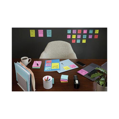 Self-Stick Notes Office Pack, 3" x 3", Supernova Neons Collection Colors, 90 Sheets/Pad, 24 Pads/Pack. Picture 9