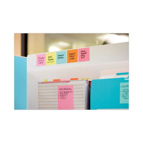 Self-Stick Notes Office Pack, 3" x 3", Supernova Neons Collection Colors, 90 Sheets/Pad, 24 Pads/Pack. Picture 3