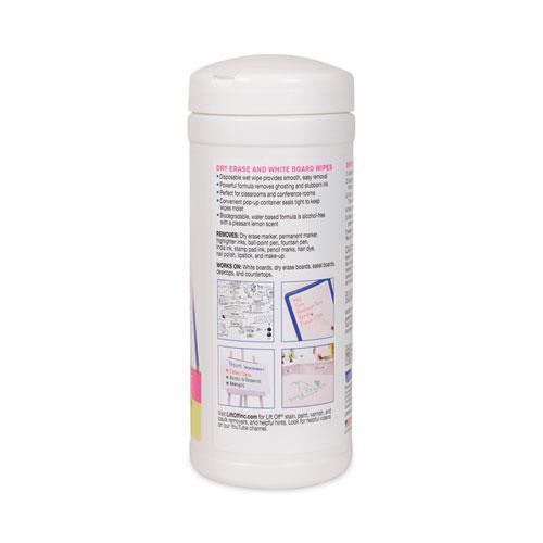 Dry Erase Cleaner Wipes, 7 x 12, 40/Canister. Picture 3