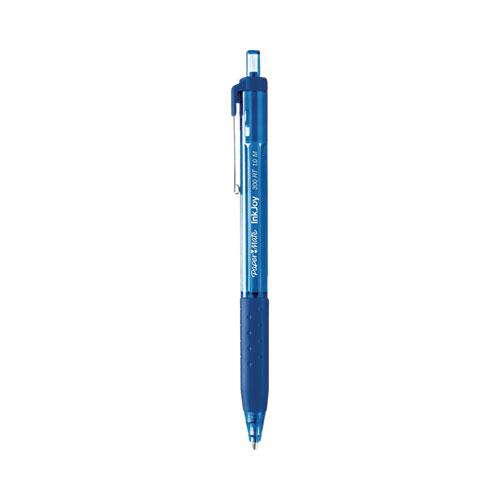 InkJoy 300 RT Ballpoint Pen, Retractable, Medium 1 mm, Blue Ink, Blue Barrel, 36/Pack. Picture 1