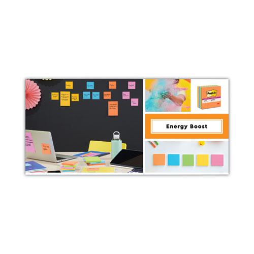 Pads in Energy Boost Collection Colors, Note Ruled, 4" x 6", 45 Sheets/Pad, 24 Pads/Pack. Picture 4