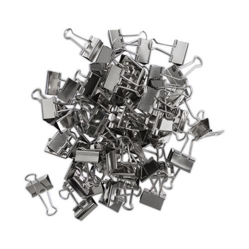 Binder Clips, Medium, Silver, 72/Pack. Picture 5