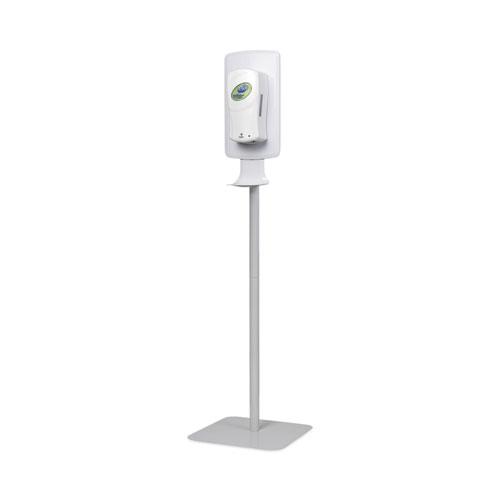 FIT Touch Free Dispenser Floor Stand, 15.7 x 15.7 x 58.3, White. Picture 3
