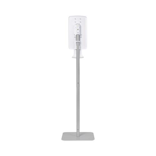 FIT Touch Free Dispenser Floor Stand, 15.7 x 15.7 x 58.3, White. Picture 2