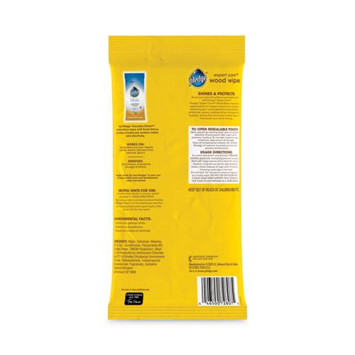 Lemon Scent Wet Wipes, Cloth, 7 x 10, White, 24/Pack. Picture 4