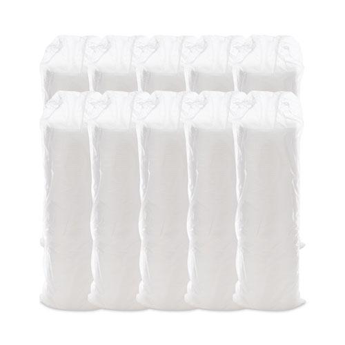 Plastic Lids, Fits 12 oz to 24 oz Foam Cups, Vented, Translucent, 100/Pack, 10 Packs/Carton. Picture 4
