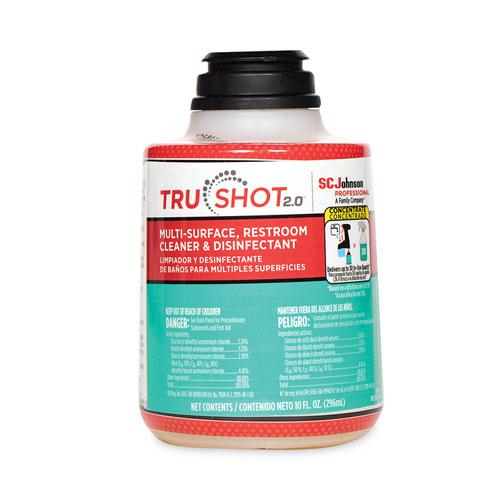 TruShot 2.0 Disinfectant Multisurface Cleaner, Clean Fresh Scent,10 oz Cartridge, 4/Carton. Picture 1