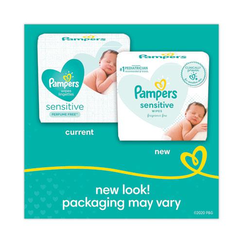 Sensitive Baby Wipes, 1-Ply, 6.8 x 7, Unscented, White, 56/Pack, 8 Packs/Carton. Picture 6
