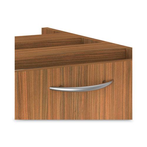 Alera Valencia Series Hanging Pedestal File, Left/Right, 2-Drawer: Box/File, Legal/Letter, Modern Walnut,15.63 x 20.5 x 19.25. Picture 5