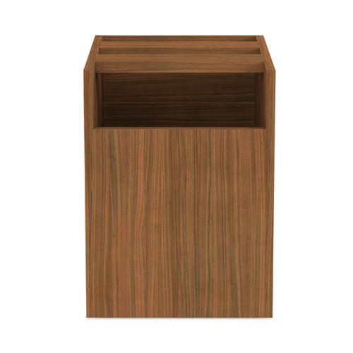 Alera Valencia Series Hanging Pedestal File, Left/Right, 2-Drawer: Box/File, Legal/Letter, Modern Walnut,15.63 x 20.5 x 19.25. Picture 4