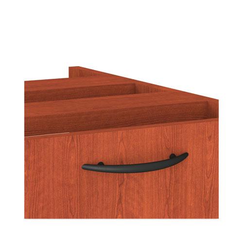 Alera Valencia Series Full Pedestal File, Left/Right, 2 Legal/Letter-Size File Drawers, Medium Cherry, 15.63" x 20.5" x 28.5". Picture 6