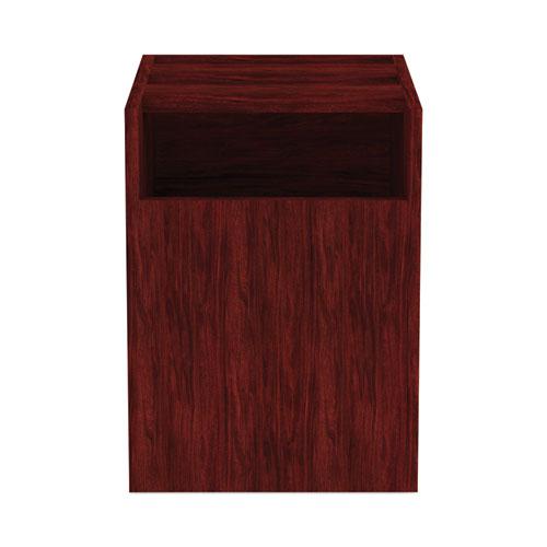 Alera Valencia Series Hanging Pedestal File, Left/Right, 2-Drawers: Box/File, Legal/Letter, Mahogany, 15.63" x 20.5" x 19.25". Picture 3