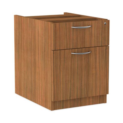 Alera Valencia Series Hanging Pedestal File, Left/Right, 2-Drawer: Box/File, Legal/Letter, Modern Walnut,15.63 x 20.5 x 19.25. Picture 2