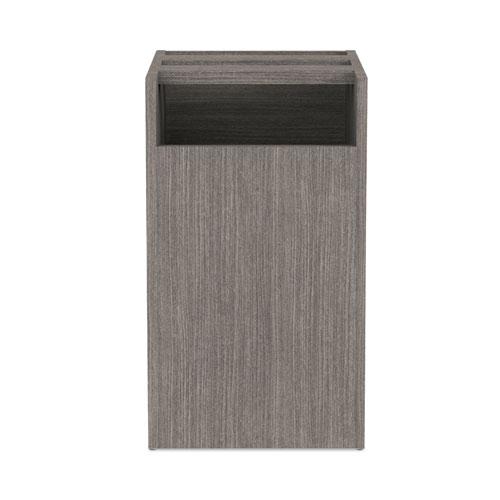 Alera Valencia Series Full Pedestal File, Left or Right, 2 Legal/Letter-Size File Drawers, Gray, 15.63" x 20.5" x 28.5". Picture 5