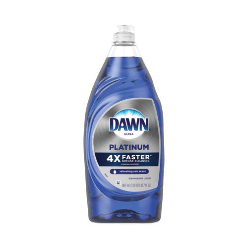 Platinum Liquid Dish Detergent, Refreshing Rain Scent, 32.7 oz Bottle, 8/Carton. Picture 1