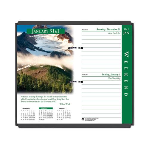 Earthscapes Desk Calendar Refill, Nature Photography, 3.5 x 6, White/Multicolor Sheets, 12-Month (Jan to Dec): 2024. Picture 1
