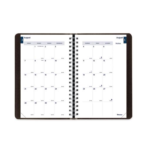 Academic Daily/Monthly Planner, 8 x 5, Black Cover, 12-Month (Aug to July): 2023 to 2024. Picture 2